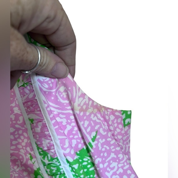 Lilly Pulitzer Limeade Cheat ya Fryer shift dress size 0 - Picture 4 of 8